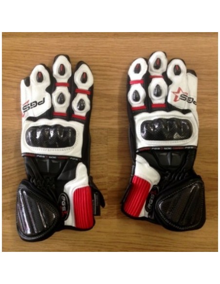 Guantes racing para niños Rainers de piel modelo GP-46 con