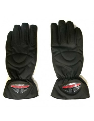 GUANTES MOTO CORDURA PREXPORT WATERPROOF NEGRO T-S