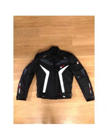 CHAQUETA XTONE RACING LADY NEGRO / BLANCO