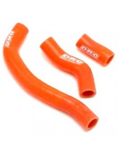 KIT MANGUITOS RADIADOR DRC ZETA KTM SXF / EXCF 250 08-10 NARANJA