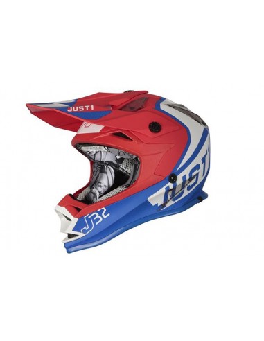 CASCO CROSS NIÑO JUST1 J32 KIDS VERTIGO ROJO