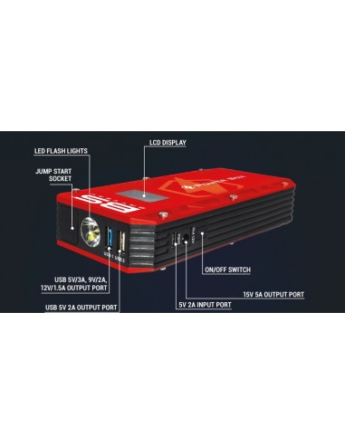 Arrancador / cargador de batería BS BATTERY Power Box PB-02