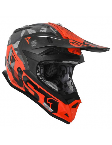 CASCO CROSS NIÑO JUST1 J32 KIDS PRO NARANJA